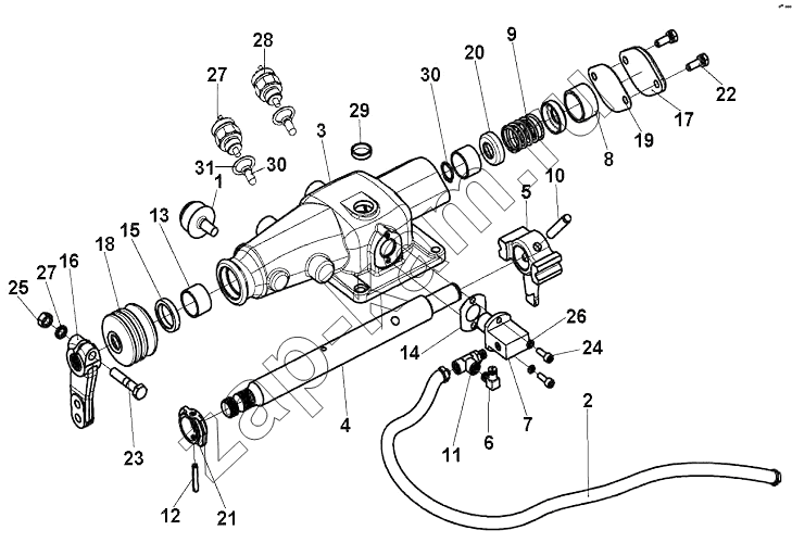 Схема/чертеж: Control device assembly / DongFeng DFL-3251AW1