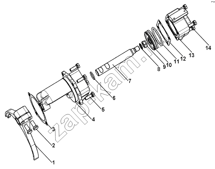 Схема/чертеж: Cylinder Assembly, Range Box, Group / DongFeng DFL-3251AW1