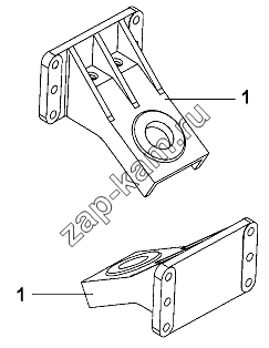 Схема/чертеж: Engine Front Mounting Group / DongFeng DFL-3251AW1