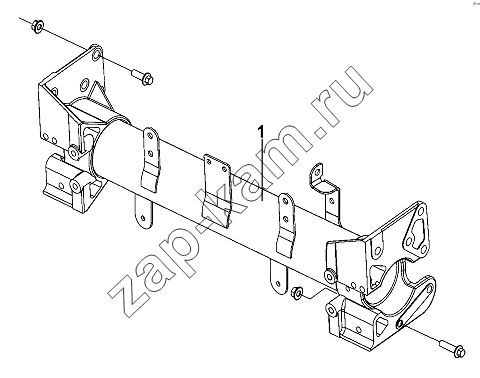 Схема/чертеж: Beam Group, front / DongFeng DFL-3251AW1
