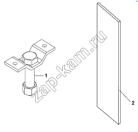Схема/чертеж: SpareTire Frame Group / DongFeng DFL-3251AW1