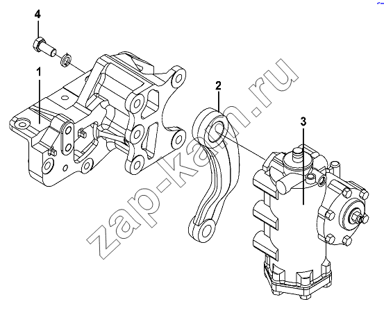 Схема/чертеж: Steering Gear Group / DongFeng DFL-3251AW1