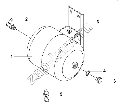 Схема/чертеж: Regeneration Cylinder Group / DongFeng DFL-3251AW1