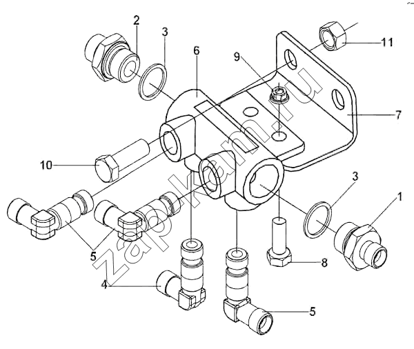 Схема/чертеж: Pipe Joint Group / DongFeng DFL-3251AW1