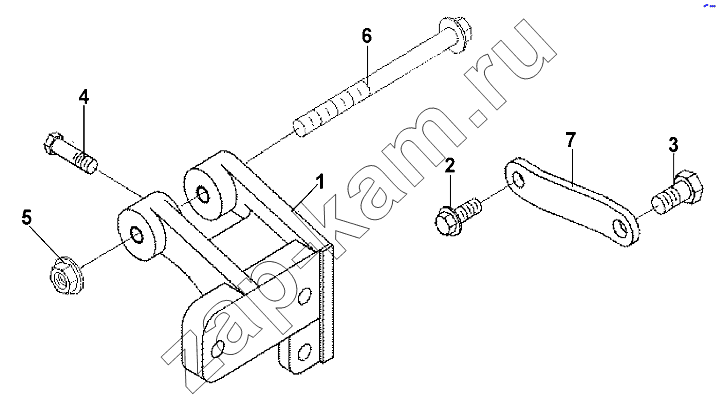 Схема/чертеж: Installation parts, generator / DongFeng DFL-3251AW1