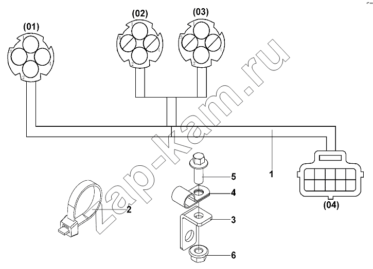 Схема/чертеж: Transmission Electric group / DongFeng DFL-3251AW1
