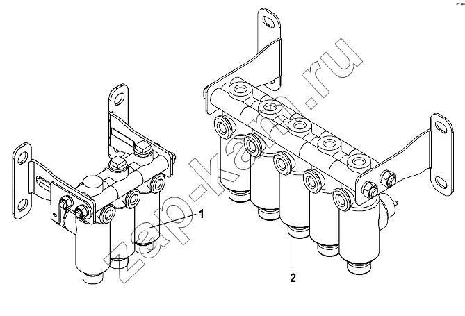Схема/чертеж: Solenoid Valve Group / DongFeng DFL-3251AW1