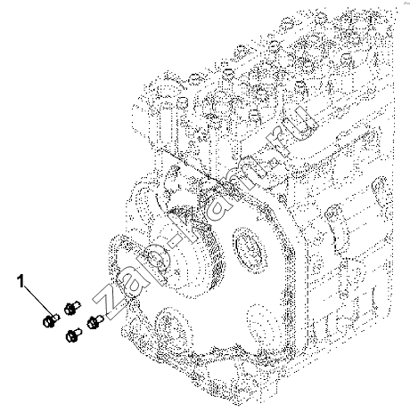Схема/чертеж: Fitting Parts Group of Fan Drive / DongFeng DFL-3251AW1
