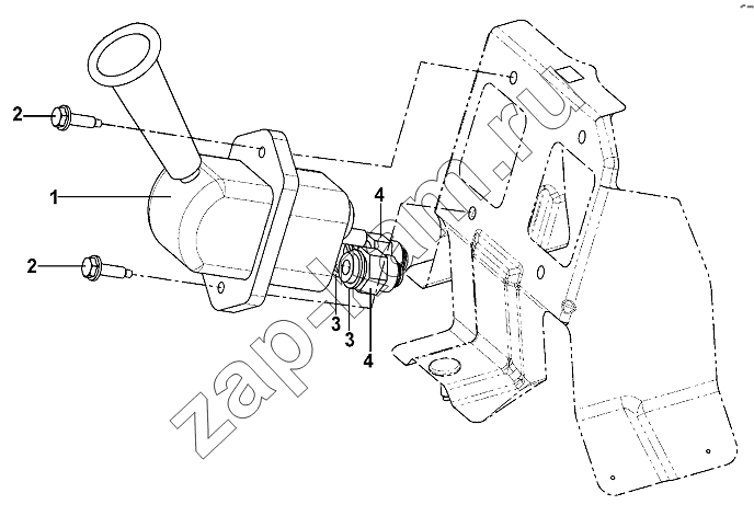 Схема/чертеж: Air Brake Valve Group / DongFeng DFL-3251AW1