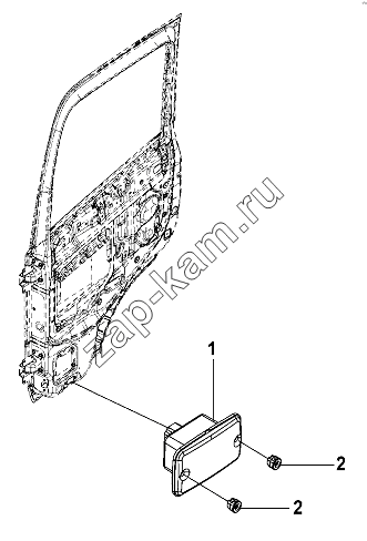 Схема/чертеж: Step Lamp Group / DongFeng DFL-3251AW1