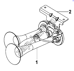 Схема/чертеж: Air Horn Group / DongFeng DFL-3251AW1