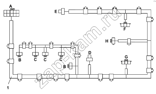 Схема/чертеж: Ceiling Harness Group / DongFeng DFL-3251AW1