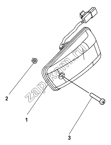 Схема/чертеж: Side Turn Signal Lamp Group / DongFeng DFL-3251AW1