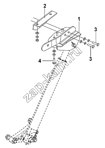 Схема/чертеж: Tilting Cylinder Mounting Group / DongFeng DFL-3251AW1