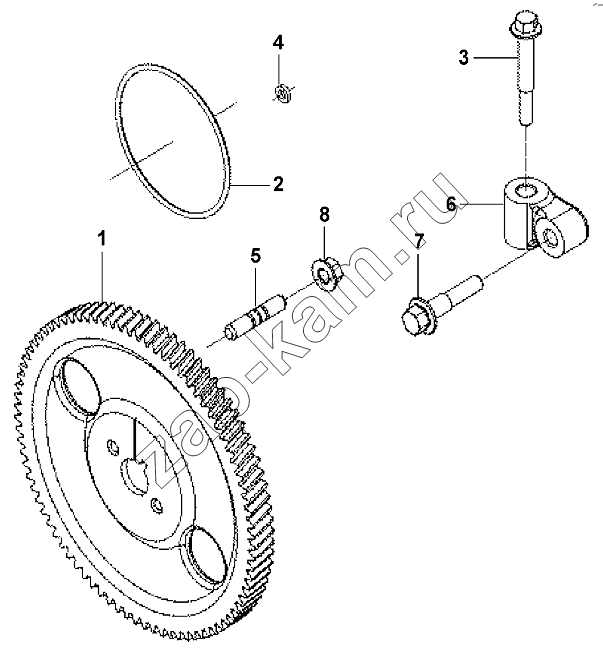 Схема/чертеж: Fuel Pump Mouting Group / DongFeng DFL-3251AW1