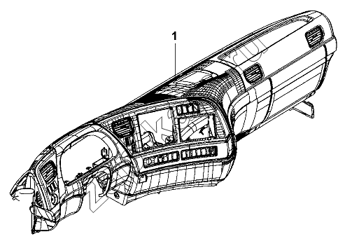 Схема/чертеж: Technological Subassembly Group of Instrument Panel / DongFeng DFL-3251AW1