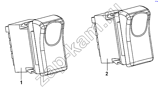 Схема/чертеж: Differential Lock Switch Group / DongFeng DFL-3251AW1