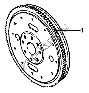 Схема/чертеж: Flywheel / DongFeng DFL-3251AW1