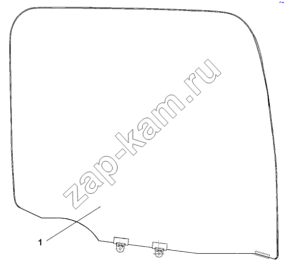 Схема/чертеж: RH Door Window Group / DongFeng DFL-3251AW1