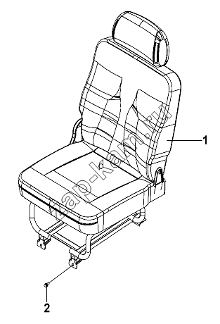 Схема/чертеж: Passenger Seat Group / DongFeng DFL-3251AW1