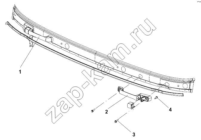 Схема/чертеж: Exterior Armrest Group / DongFeng DFL-3251AW1
