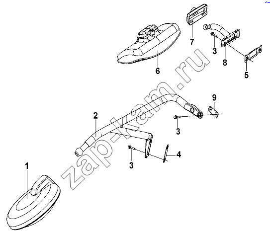 Схема/чертеж: Lower Mirror Group / DongFeng DFL-3251AW1