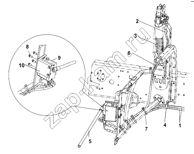 Схема/чертеж: Tilting Pump Group / DongFeng DFL-3251AW1