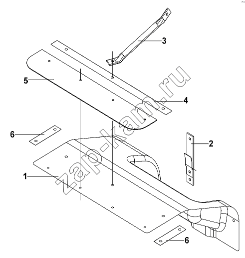 Схема/чертеж: LH Sound Insulation Plate Group / DongFeng DFL-3251AW1