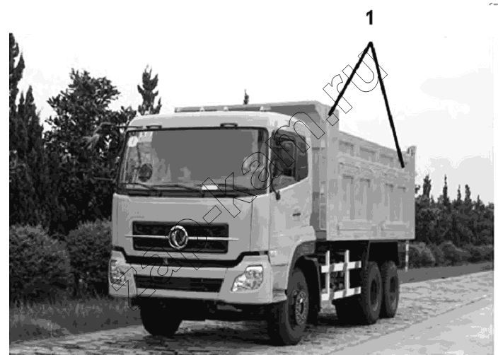 Схема/чертеж: Carriage Group / DongFeng DFL-3251AW1