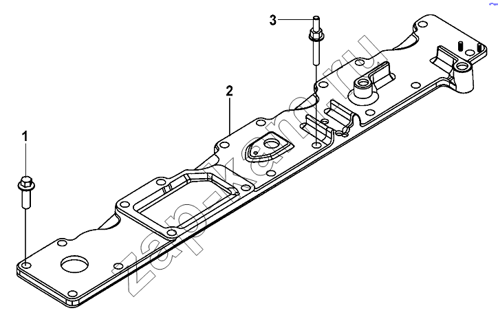 Схема/чертеж: Intake manifold / DongFeng DFL-3251AW1
