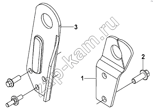 Схема/чертеж: Engine Lifting Bracket Group / DongFeng DFL-3251AW1
