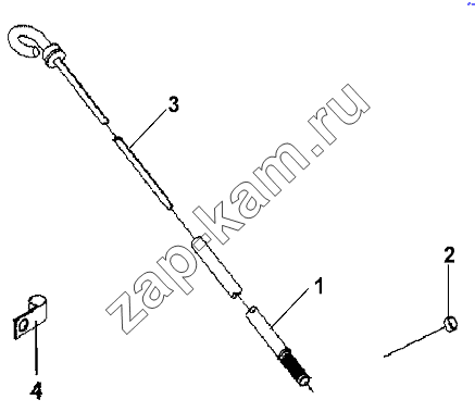 Схема/чертеж: Oil Dipstick Group / DongFeng DFL-3251AW1
