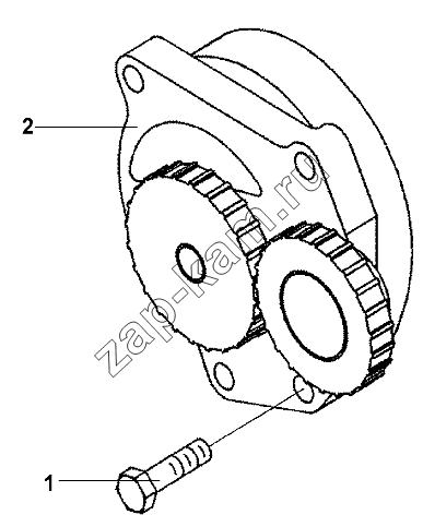Схема/чертеж: Oil Pump Group / DongFeng DFL-3251AW1