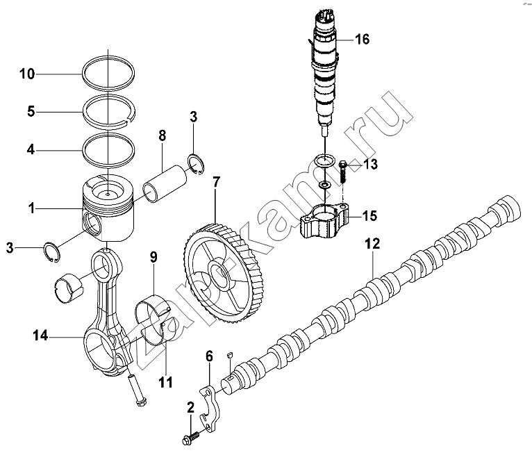 Схема/чертеж: Performance Part Group / DongFeng DFL-3251AW1