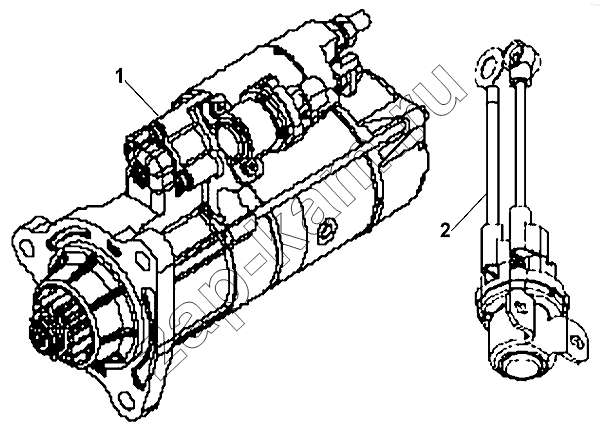 Схема/чертеж: Starter Group / DongFeng DFL-3251AW1