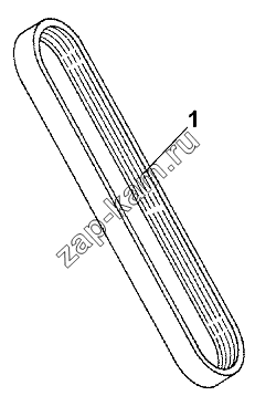Схема/чертеж: Water Pump Drive Component Group / DongFeng DFL-3251AW1
