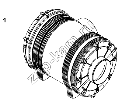 Схема/чертеж: Air Cleaner Group / DongFeng DFL-3251AW1
