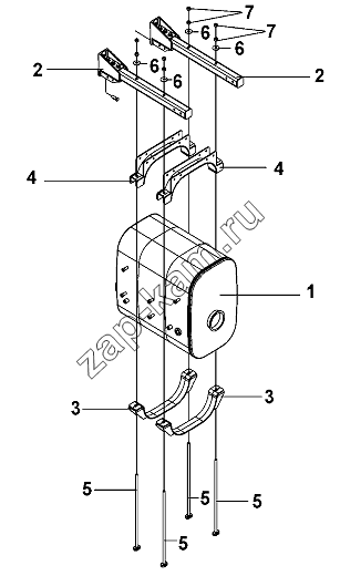 Схема/чертеж: Post Processor And Install Group / DongFeng DFL-3251AW1