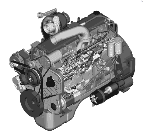 Схема/чертеж: 1000020-E2701 Двигатель в сборе / DongFeng DFL-4251A