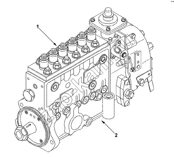 Схема/чертеж: FP90545 Топливный насос / DongFeng DFL-4251A