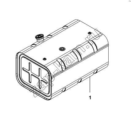 Схема/чертеж: 1101F-T0400 Компоновка топливного бака / DongFeng DFL-4251A