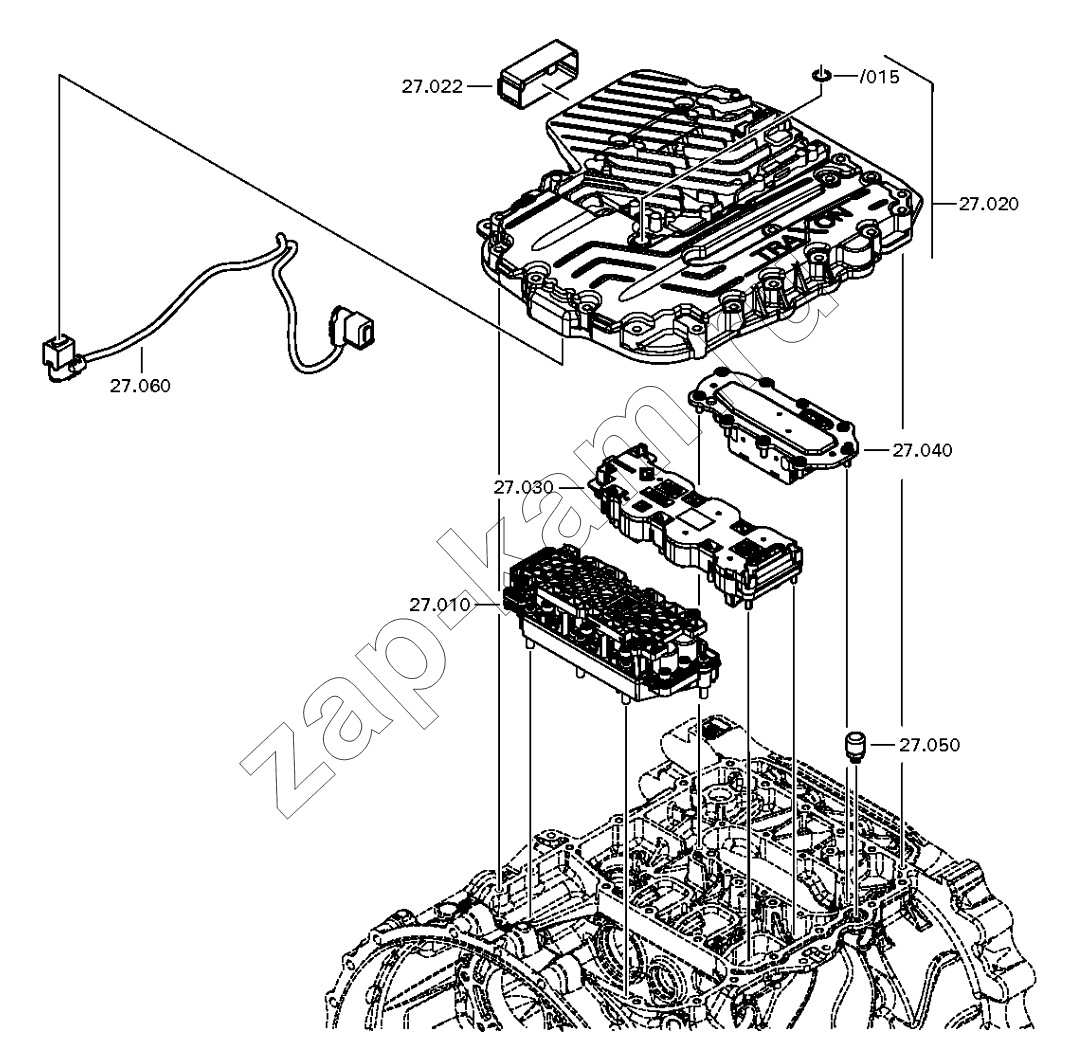 Схема/чертеж: CONTROL UNIT / DongFeng DFH4180-HA40-000-A0