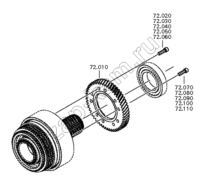 Схема/чертеж: IMPULSRAD / DongFeng DFH4180-HA40-000-A0