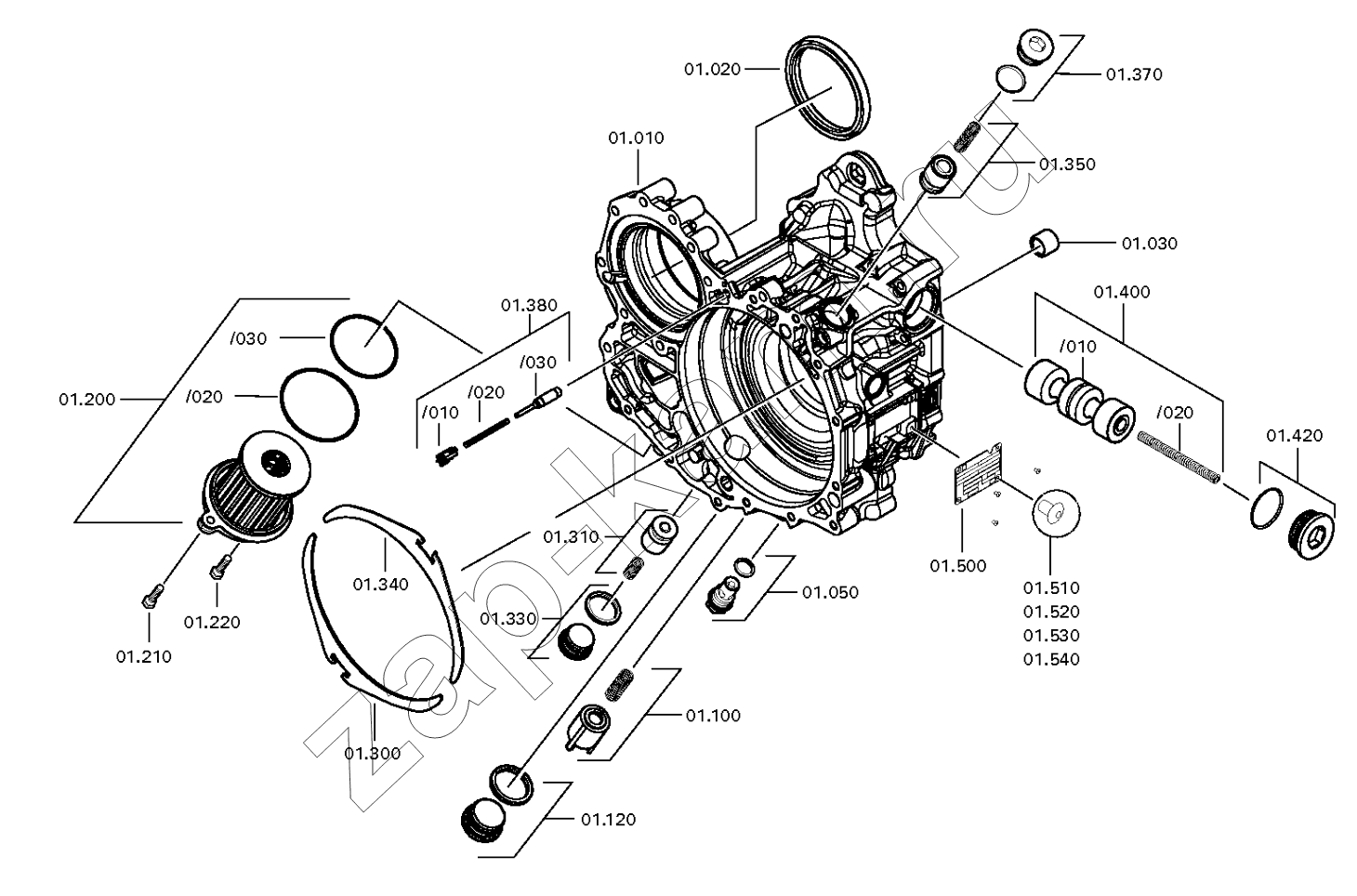 Схема/чертеж: HOUSING / DongFeng DFH4180-HA40-000-A0