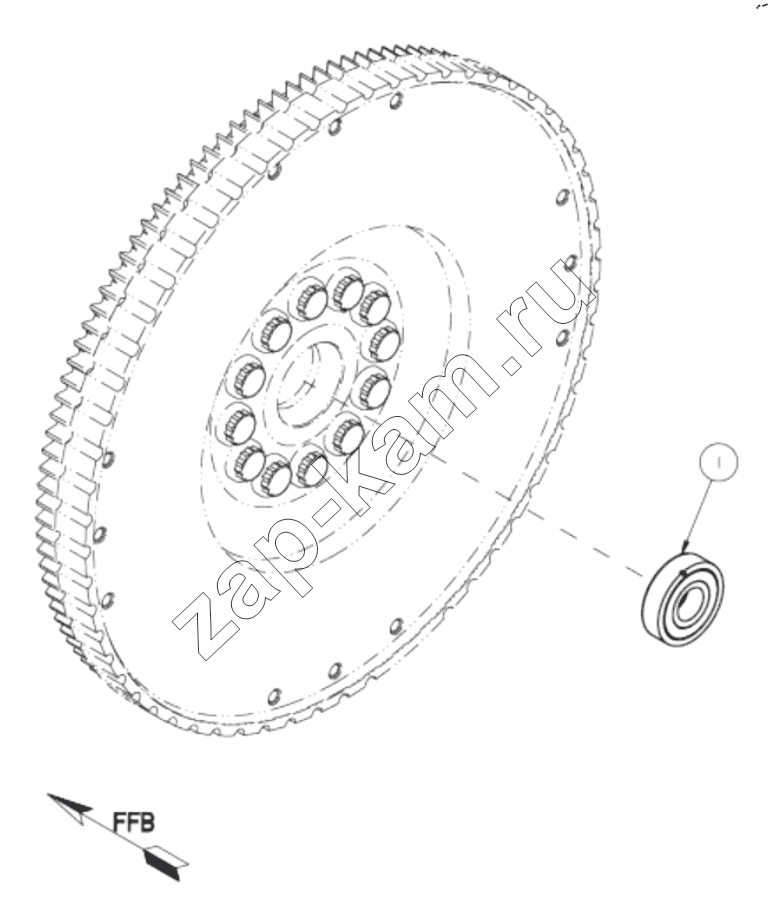 Схема/чертеж: CL 2034 CLUTCH / DongFeng DFH4180-HA40-000-A0