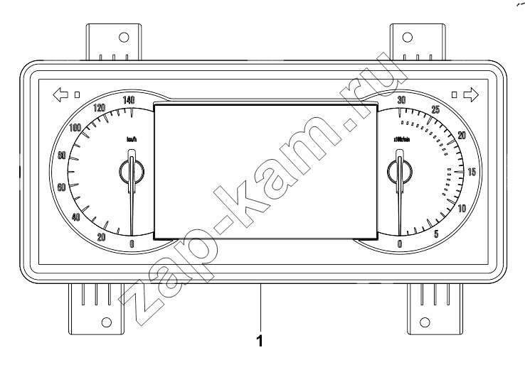 Схема/чертеж: 3800A-C6201 INSTRUMENT CLUSTER / DongFeng DFH4180-HA40-000-A0