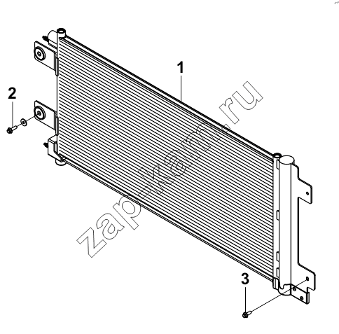 Схема/чертеж: 8105A-C6103 CONDENSER GROUP / DongFeng DFH4180-HA40-000-A0