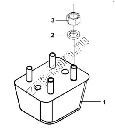 Схема/чертеж: 2902S1-ZB8A Stopper Subassembly / DongFeng DFL4251A-T04-930-00CA