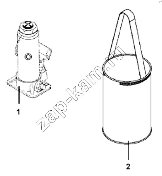 Схема/чертеж: 3902B1-06 Jack Subassembly / DongFeng DFL4251A-T04-930-00CA