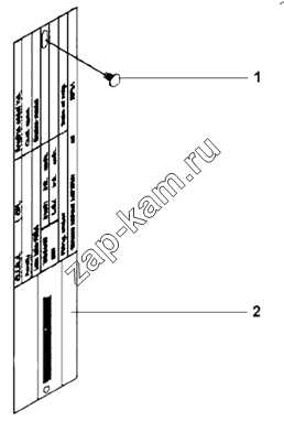 Схема/чертеж: AP9471 Nameplate Subassembly / DongFeng DFL4251A-T04-930-00CA